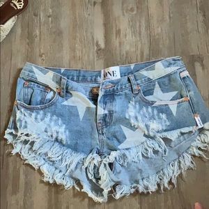 Jean shorts